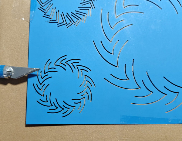 Lacé / Lattice Folding Schablonen