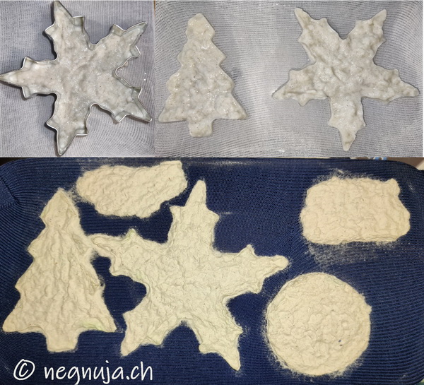 Papier Keksformen auf Strumhosen