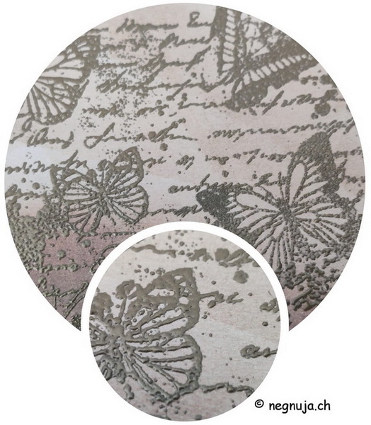 Heißluft Embossing