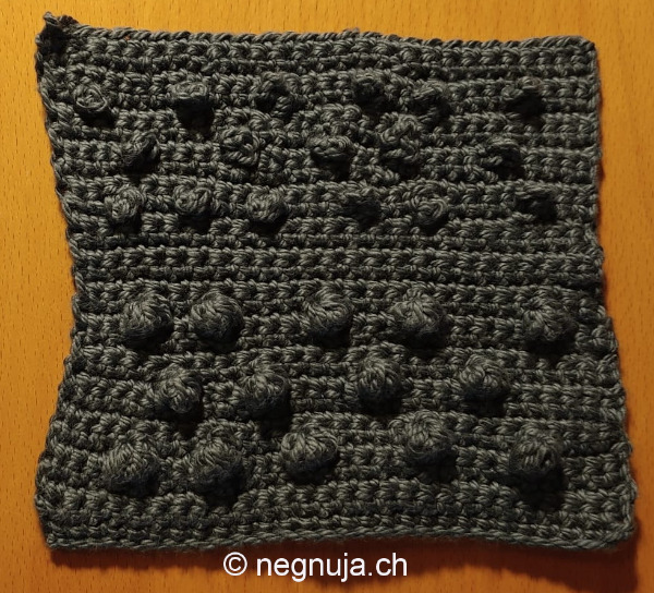 Noppen Maschen häkeln