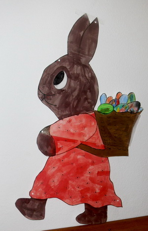 Osterhase gemalt