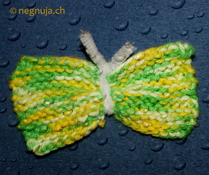 Gestrickter Schmetterling