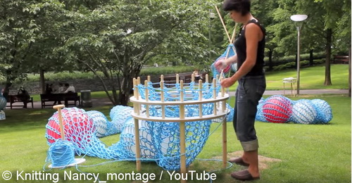 Strickring 'Giant Knitting Nancy