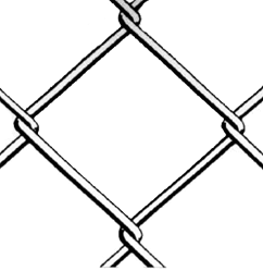 Diagonal geflochter Maschendraht