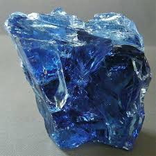 Saphir roh blau