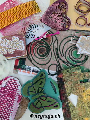 Gelli Print Strukturmaterial