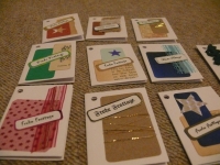 10 Weihnachts Geschenkanhänger (7.5x5cm) GA-22.02