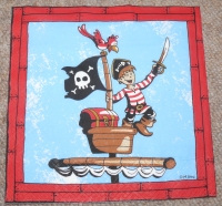 Servietten - Pirat im Ausguck / Krähennest (ca. 33cm Papierserviette)