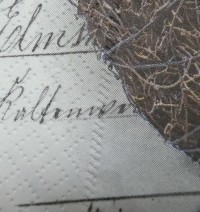 Servietten - gefülltes Herz aus Draht (ca. 33cm Papierserviette)