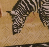 Servietten -  Afrika Tiere (beiger Hintergrund)   (33cm Papierserviette)