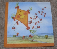 Servietten -  Drachen steigen lassen (33cm Papierserviette)