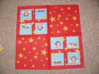 Servietten -  Engel im Quadrat (33cm Papierserviette)