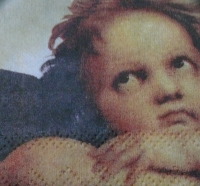 Servietten -  Zwei Engel Rafaelo B (ca. 33cm Papierserviette)