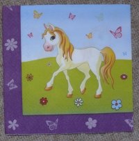 Servietten -  Pferd oder Pony  (ca. 33cm Papierserviette)