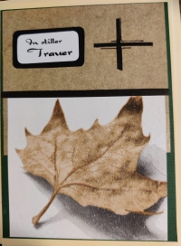 Servietten - Herbst - Ahornblatt - Beige  (ca. 33cm Papierserviette)