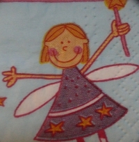 Servietten - Feen, Princess Julia  (ca. 33cm Papierserviette)