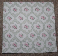 Servietten - kleine Rosen in Muster  (ca. 33cm Papierserviette)