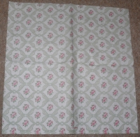 Servietten - kleine Rosen in Muster  (ca. 33cm Papierserviette)