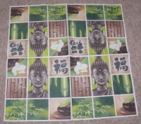 Servietten - Buddha, Asien, Bambus (ca. 33cm Papierserviette)