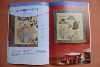 Keilrahmen mit Servietten & mehr / Annett Rosenstock (topp - 2004)