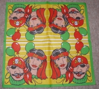 Servietten - Piraten Paar  (ca. 33cm Papierserviette)