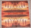 Servietten -  Afrika - Massai Frauen in der Dämmerung (33cm Papierserviette)