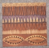 Servietten -  Afrika Zeichnung  (33cm Papierserviette)
