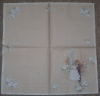 Servietten -  Brautpaar in beige  (33cm Papierserviette)
