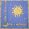 Servietten -  Stern und Sonne (blauer Hintergrund) (33cm Papierserviette)