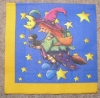 Servietten -  Hexe flieg  (33cm Papierserviette)