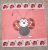 Servietten -  Marienkäfer auf Pink (33cm Papierserviette)