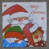 Servietten -  Weihnachtsmann-Grossformat  (ca. 33cm Papierserviette)