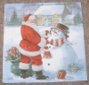 Servietten - Weihnachts- & Schneemann  (ca. 33cm Papierserviette)