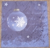 Servietten - Weihnachtskugel  (33x33cm Papierserviette)