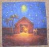 Servietten - Stall von Bethlehem (ca. 33cm Papierserviette)