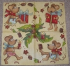 Servietten - Edis Mäuseweihnacht - vielseidig  (33cm Papierserviette)