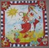 Servietten - Lustiger Clown - vielseidig  (33cm Papierserviette)