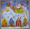 Servietten - Santa Claus- vielseidig  (33cm Papierserviette)