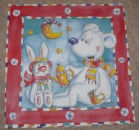 Servietten - Eisbär und Schneehase- vielseidig  (33cm Papierserviette)