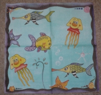 Servietten - Frische Fische- vielseidig  (33cm Papierserviette)