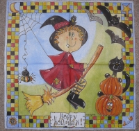 Servietten - Happy Halloween - vielseidig (ca. 33cm Papierserviette)