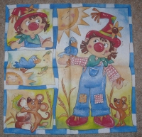 Servietten - Herbst Vogelscheuche - vielseidig (33cm Papierserviette)