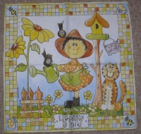 Servietten - Willkommen im Garten - vielseidig (33cm Papierserviette)
