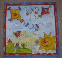 Servietten - Drachen fliegen - vielseidig  (33cm Papierserviette)