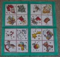 Servietten - Weihnachtsallerlei - vielseidig  (33cm Papierserviette)